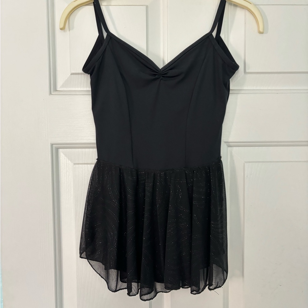 Capezio Black Camisole with Sheer Skirt Overlay